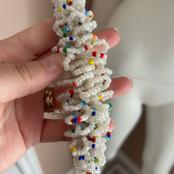 4/$100 Colourful beaded waterproof statement necklace 20 inches 💛 - Picture 8 of 9